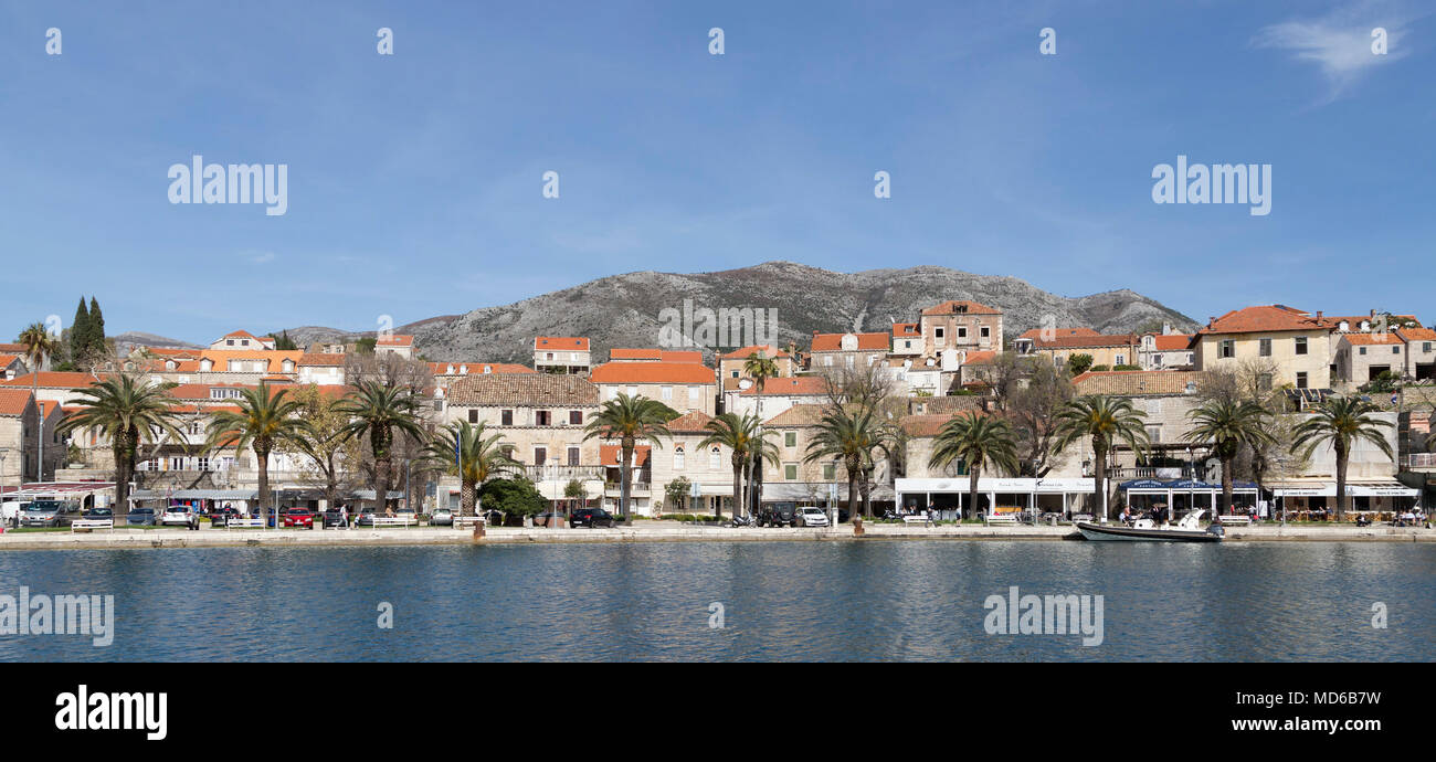 seaside town Cavtat near Dubrovnik, Dalmatia, Croatia Stock Photo