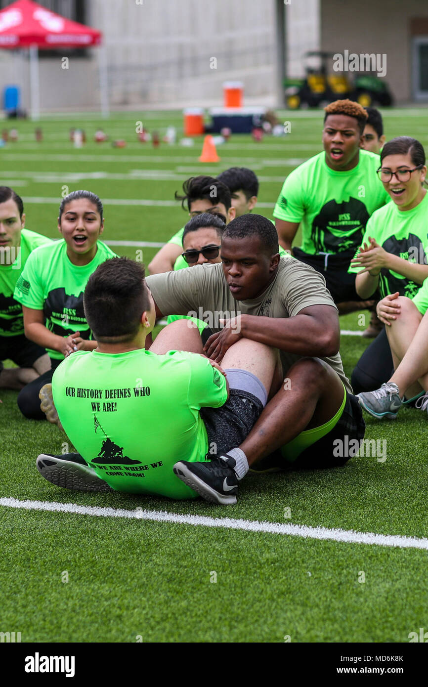 Usmc Pool Function U.S. Marines and poolees with Recruiting Station Houston, conduct an ...