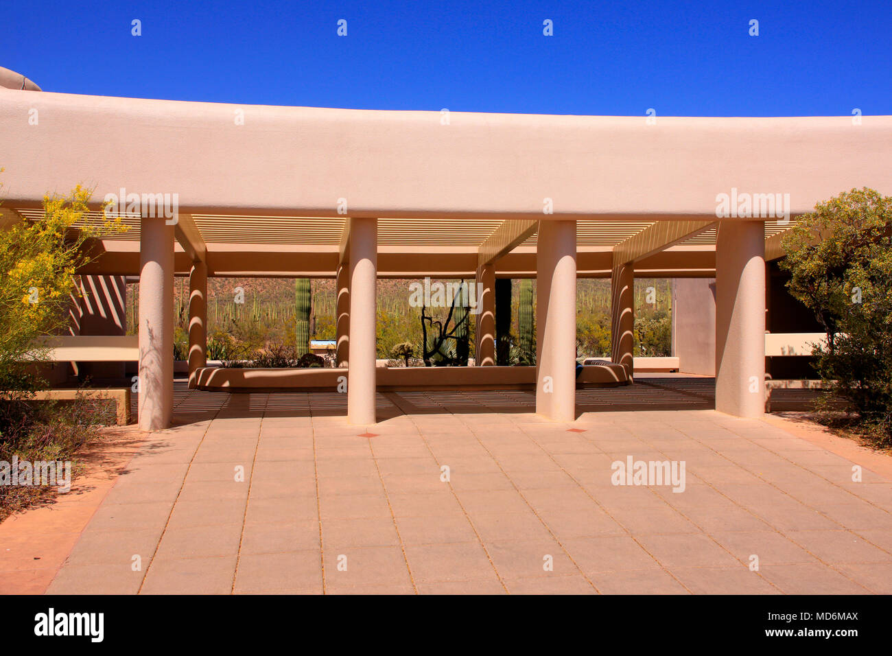 The National Park visitor center in the West Tucson Mountain district of Arizona Stock Photo
