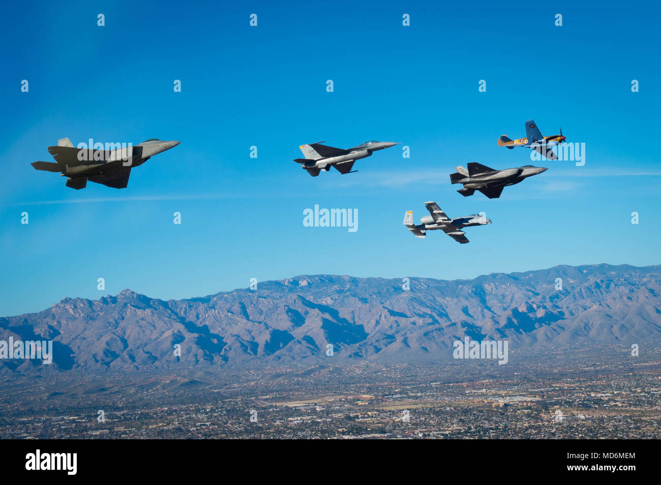 A U S Air Force F 35 Lightning Ii F 16 Fighting Falcon F 22 Raptor A