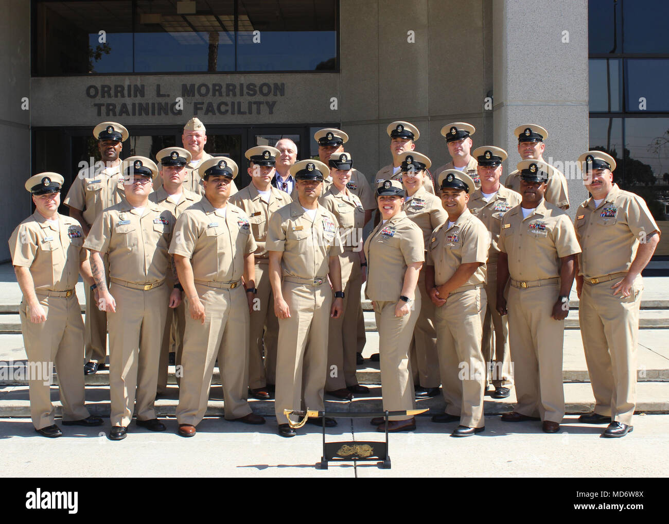 180330NN0443002 SAN DIEGO (March 30, 2018) Chief petty officers from