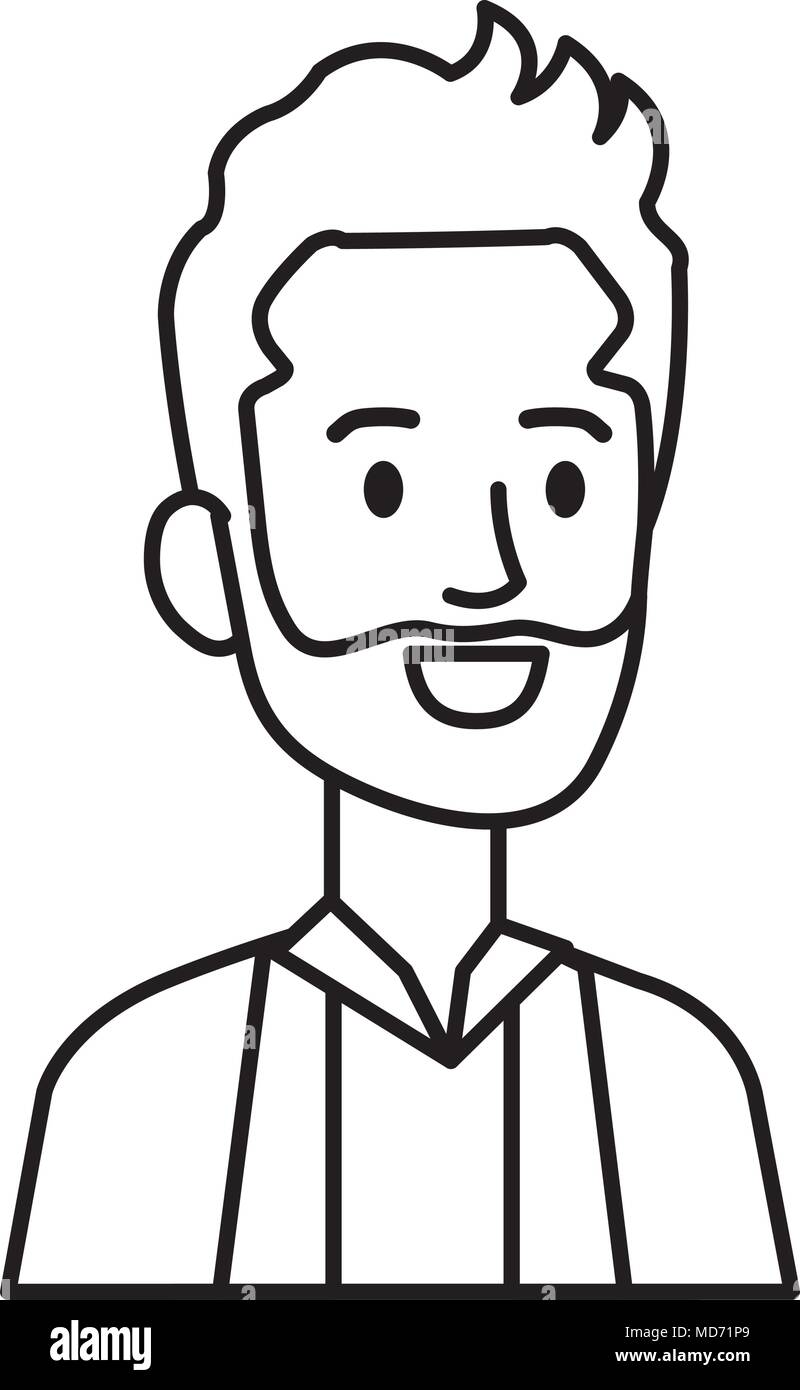 businessman with beard avatar character icon Stock Vector Image & Art ...