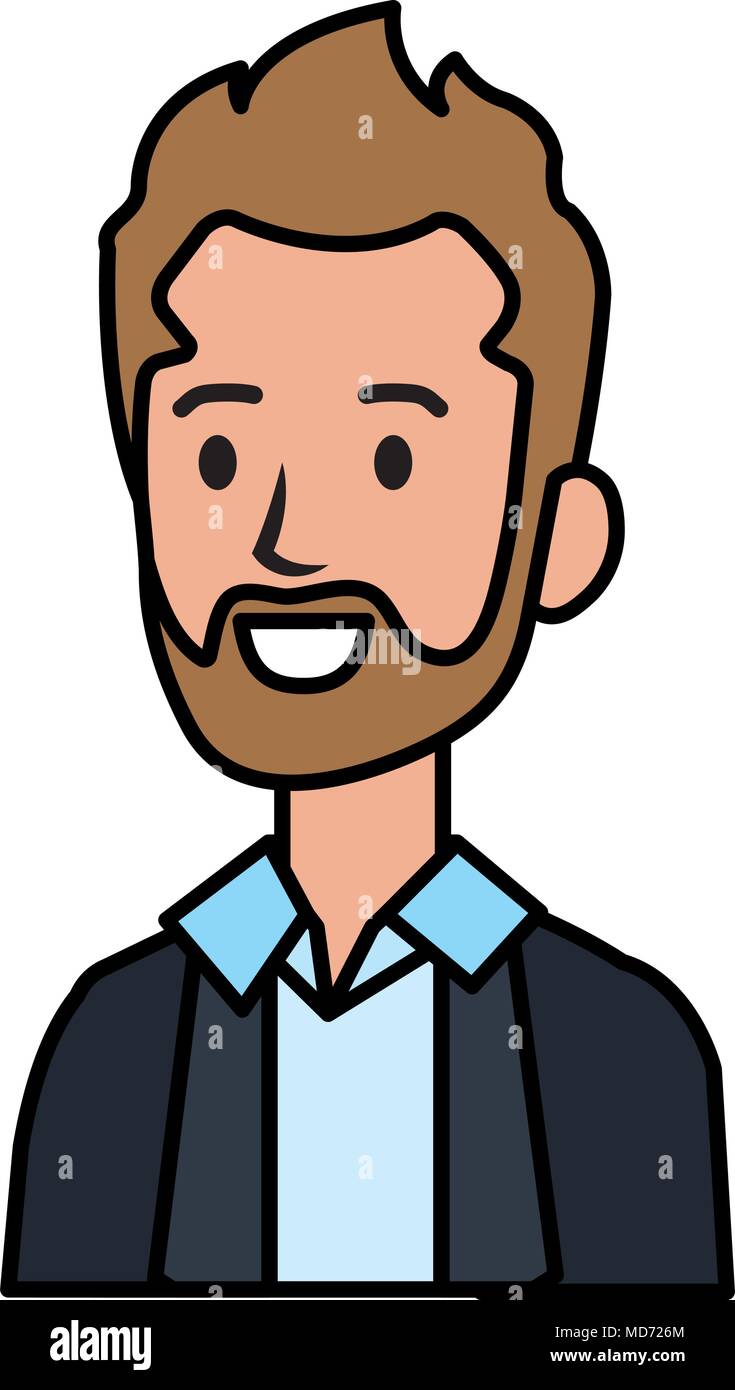 businessman with beard avatar character icon Stock Vector Image & Art ...