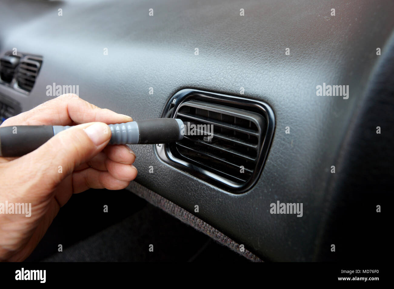 Car Ventilation Vent Grille Stock Image - Image of adjust
