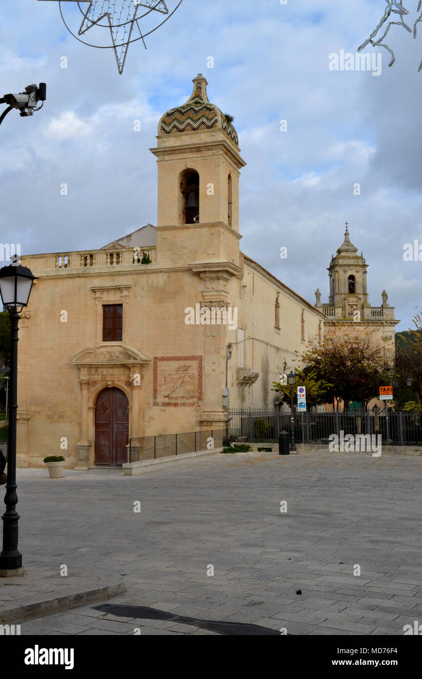 Church of San Vincenzo Ferreri, Ragusa Ibla, Sicily, Italy Stock Photo