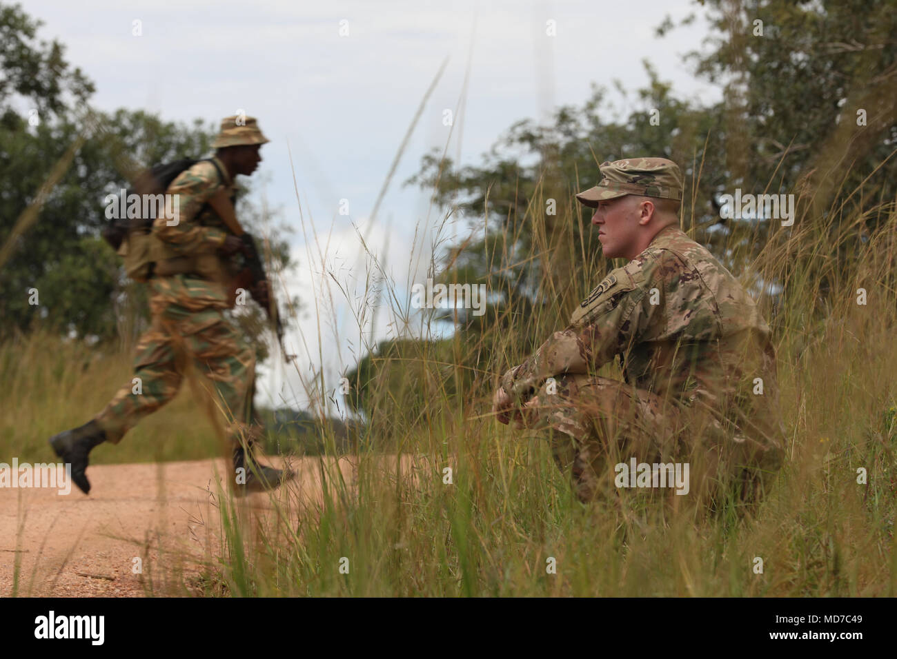 First Lieutenant Edward Kwait, a platoon leader assigned to 1st