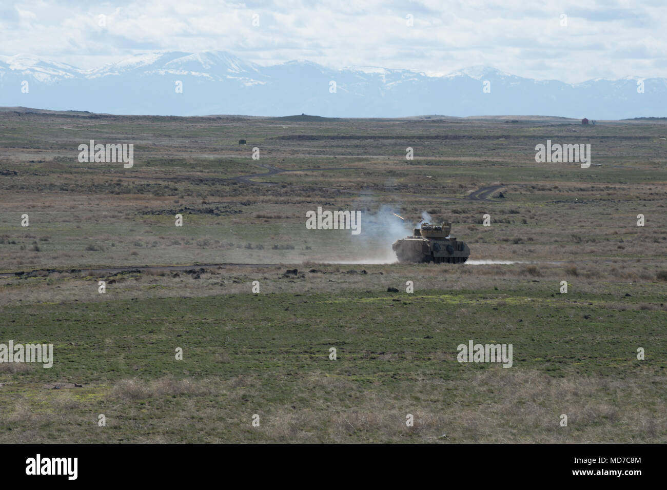 Engineers with the 116th Brigade Engineer Battalion conduct M2A3 ...