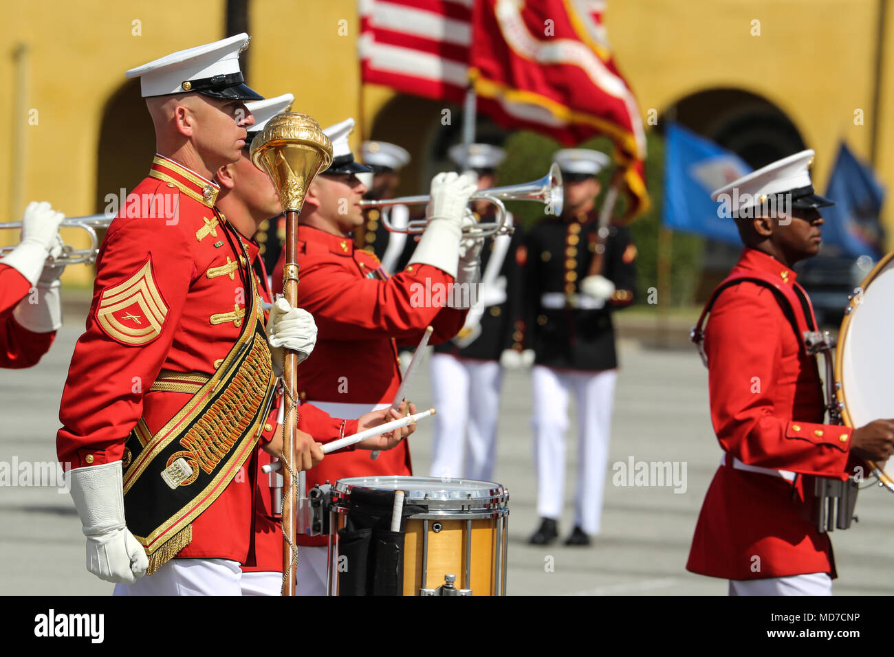 Gunnery Sergeant Josh Dannemiller, assistant drum major, “The ...