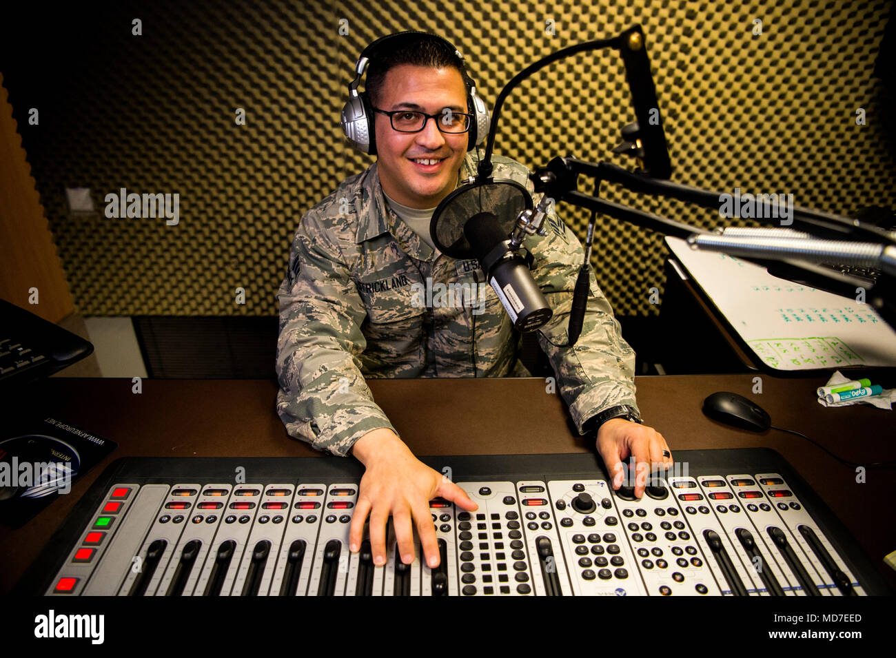 U.S. Air Force Senior Airman Robin Strickland, an Armed Forces Network