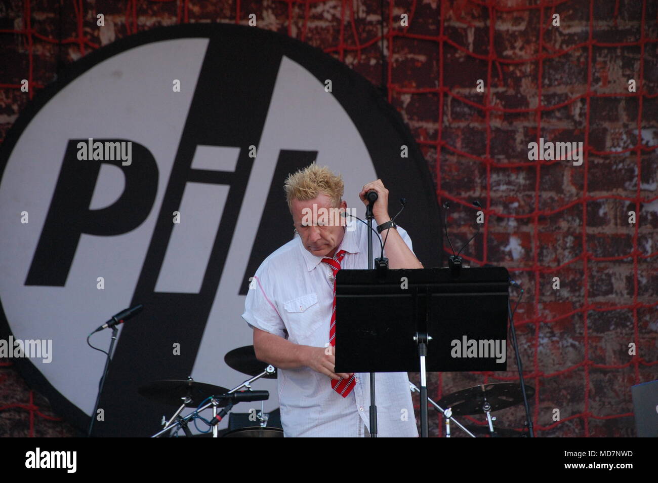 Trencin Slovakia July 9 11 Johnny Rotten Performing Live With Public Image Limited Pil Ex Sex Pistols At Pohoda Festival Stock Photo Alamy