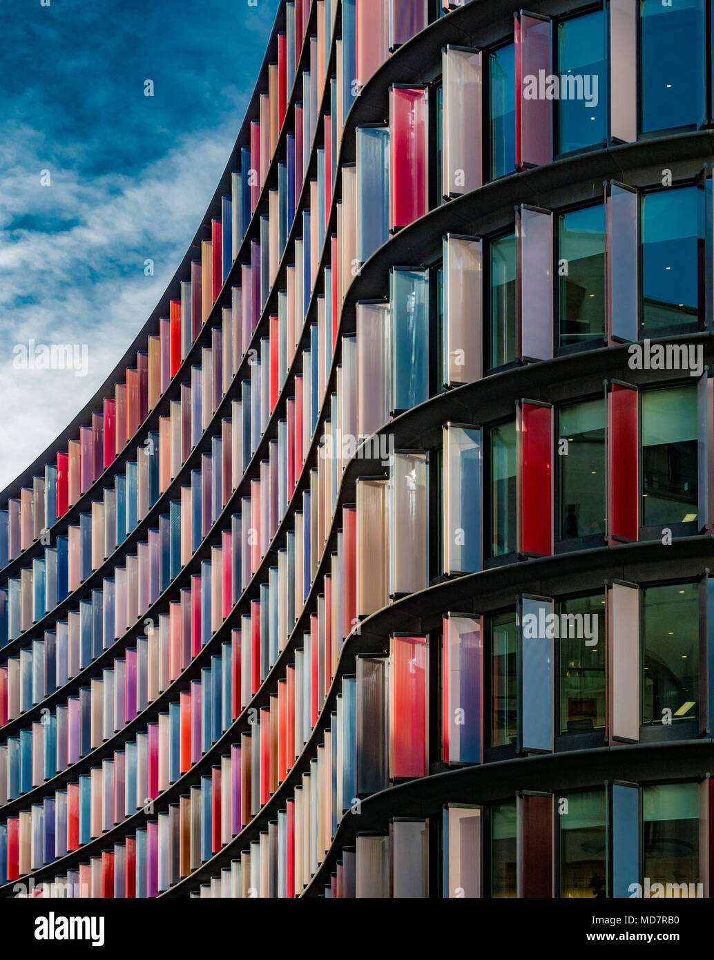 Mizuho Building, 2 New Ludgate, London, UK,  by Architects Sauerbruch Hutton. Stock Photo
