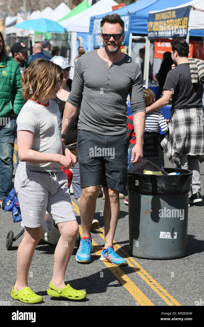 Joel Mchale Goes To The Farmers Market In Studio City With His Son Isaac Hayden Mchale Featuring Joel Mchale Isaac Hayden Mchale Where Los Angeles California United States When 18 Mar 18