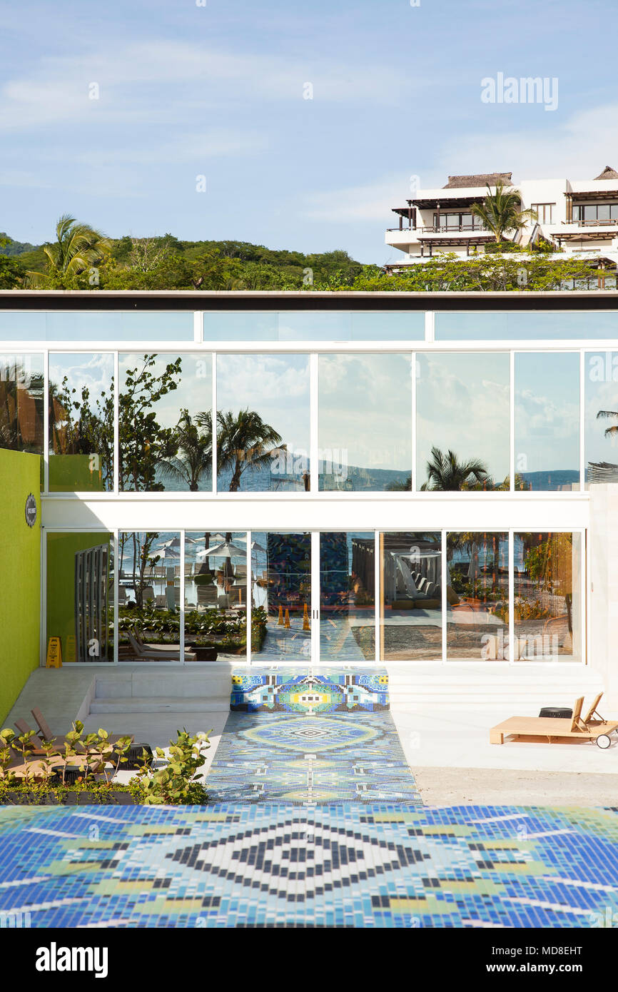 W Hotel, Punta de Mita, Riviera Nayarit, Mexico Stock Photo