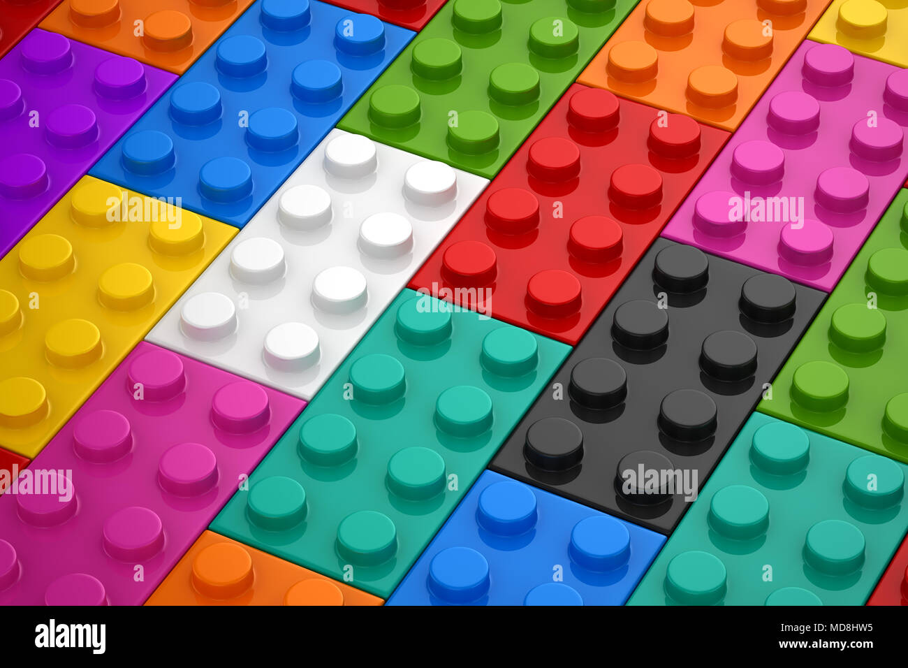 Colorful Toys Piece , This is a 3d rendered computer generated image ...