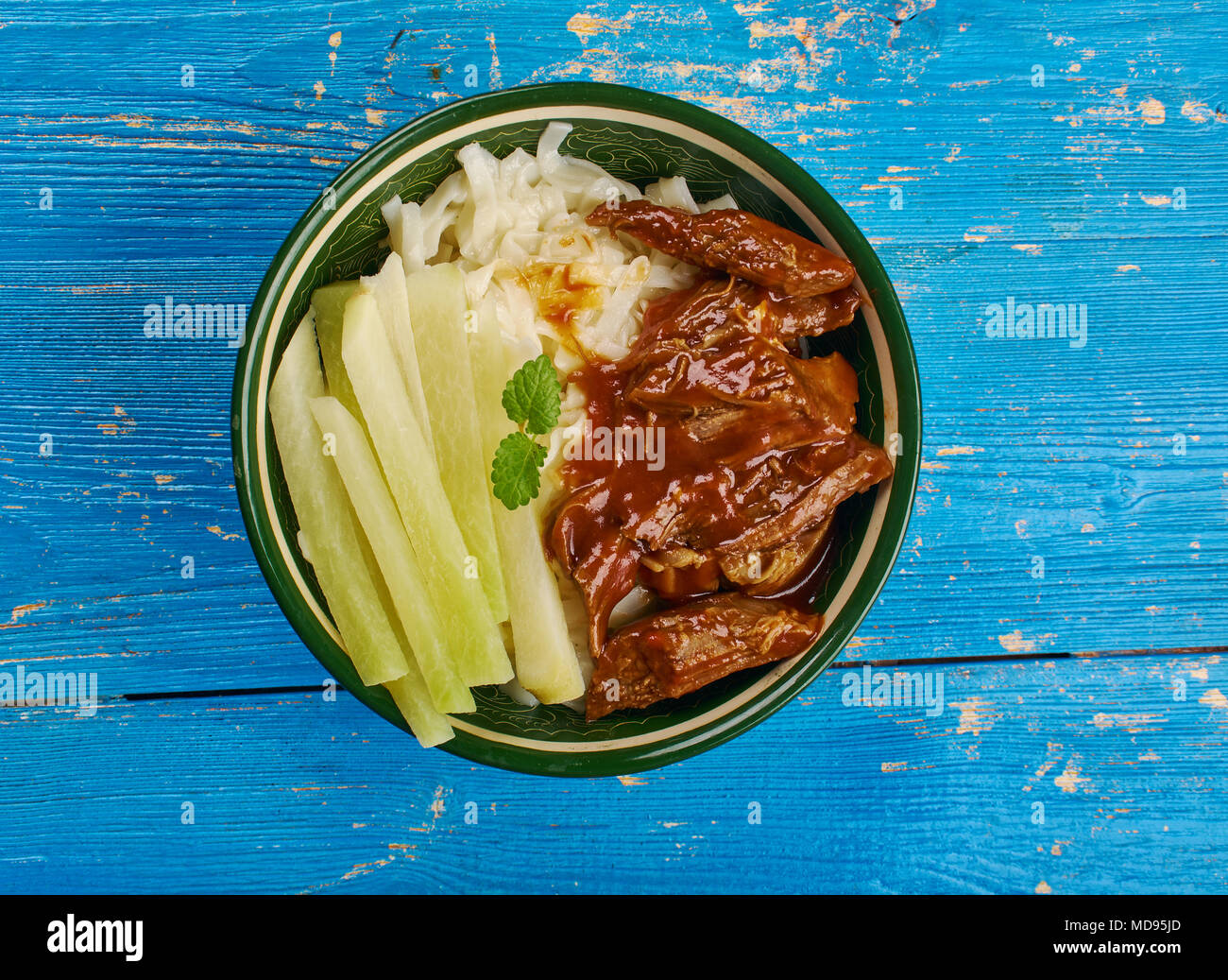 Ashlan-fu - Dungan noodle, popular Kyrgyzstan Stock Photo - Alamy
