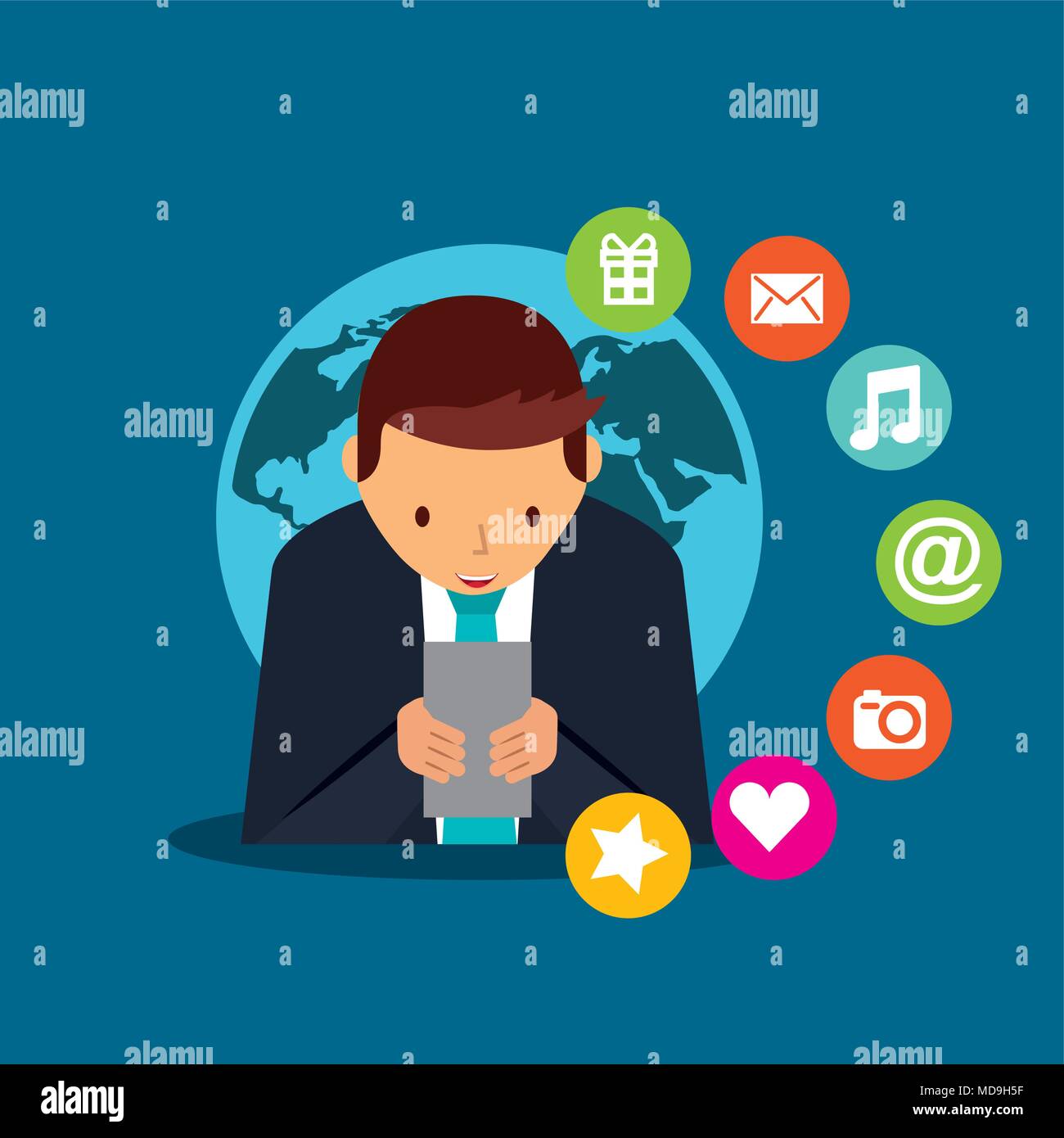 people social media Stock Vector Image & Art - Alamy