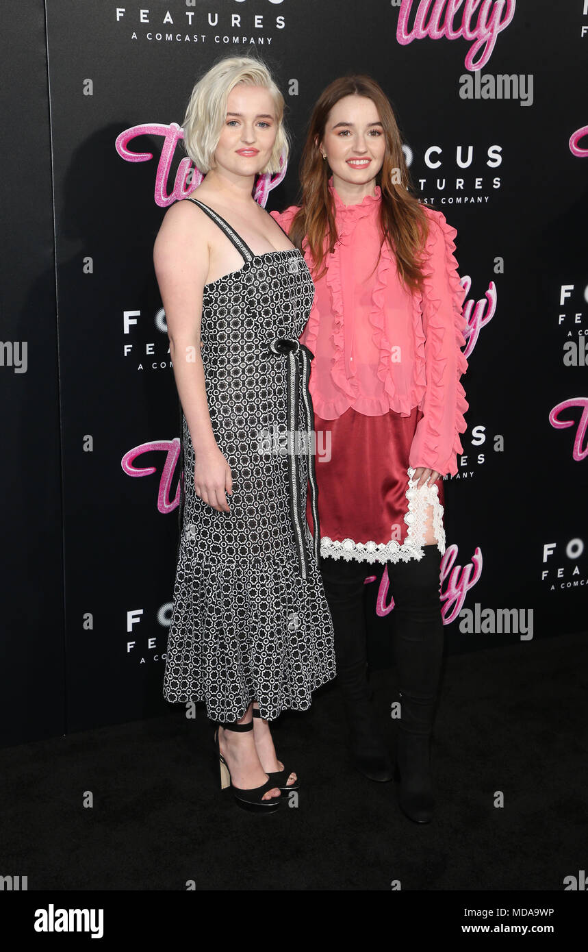 Los Angeles, Ca, USA. 18th Apr, 2018. Mady Dever, Kaitlyn Dever, at the