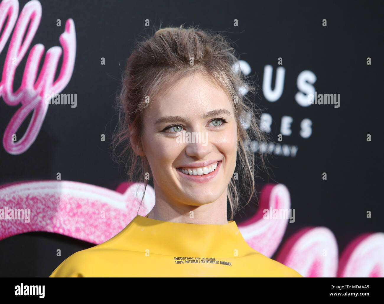Los Angeles, Ca, USA. 18th Apr, 2018. Mackenzie Davis, at the Los