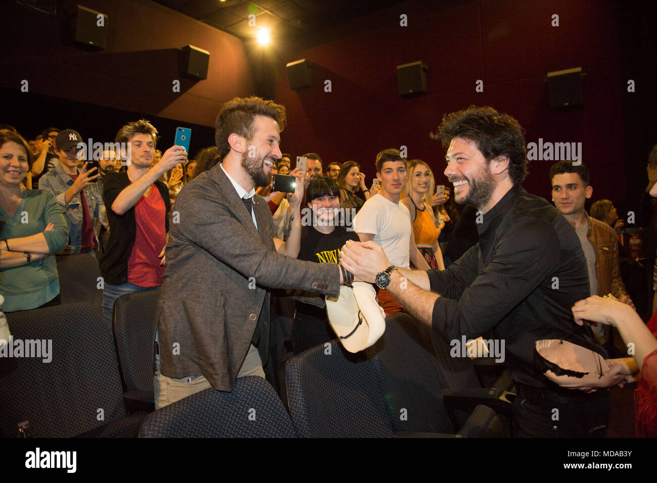 Rome, Presentation "The paper house" of Netflix. In the ...