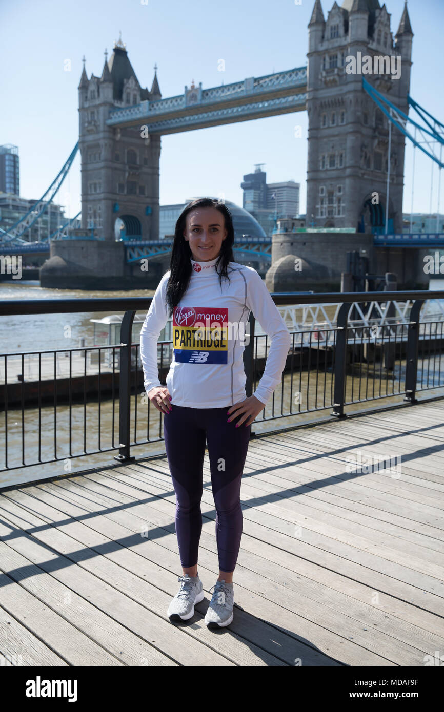London UK 19th April 2018 London Marathon British Runners Photocall 