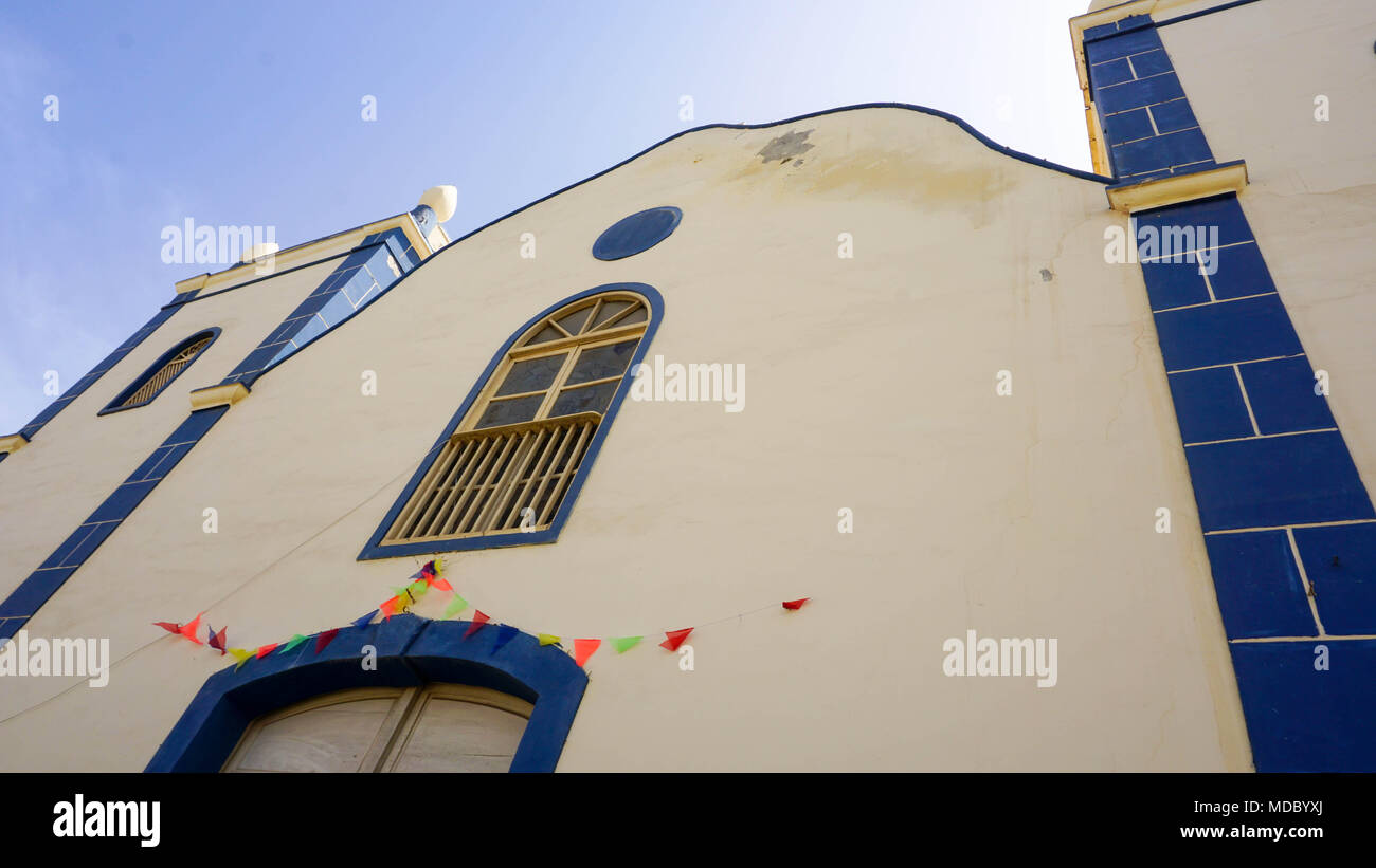 Church of Sal Rei / Boa Vista / cape Verde Stock Photo