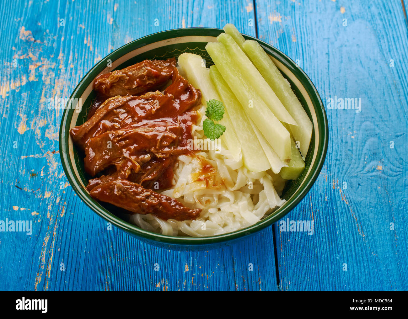 Ashlan-fu - Dungan noodle, popular Kyrgyzstan Stock Photo - Alamy