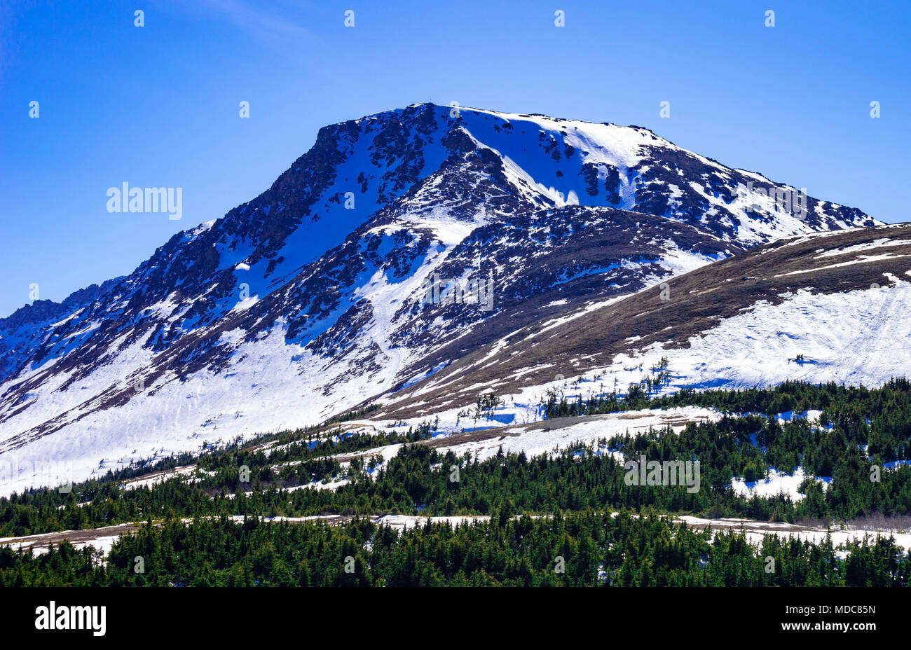 Flat Top Mountain, Alaska Stock Photo Alamy