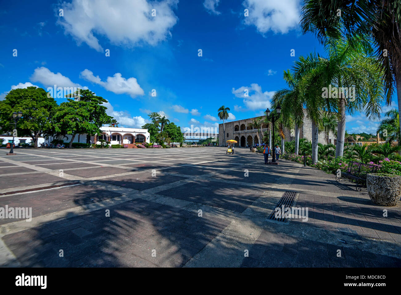 SANTO DOMINGO, DOMINICAN REPUBLIC OCTOBER 30, 2015 Plaza de Espana