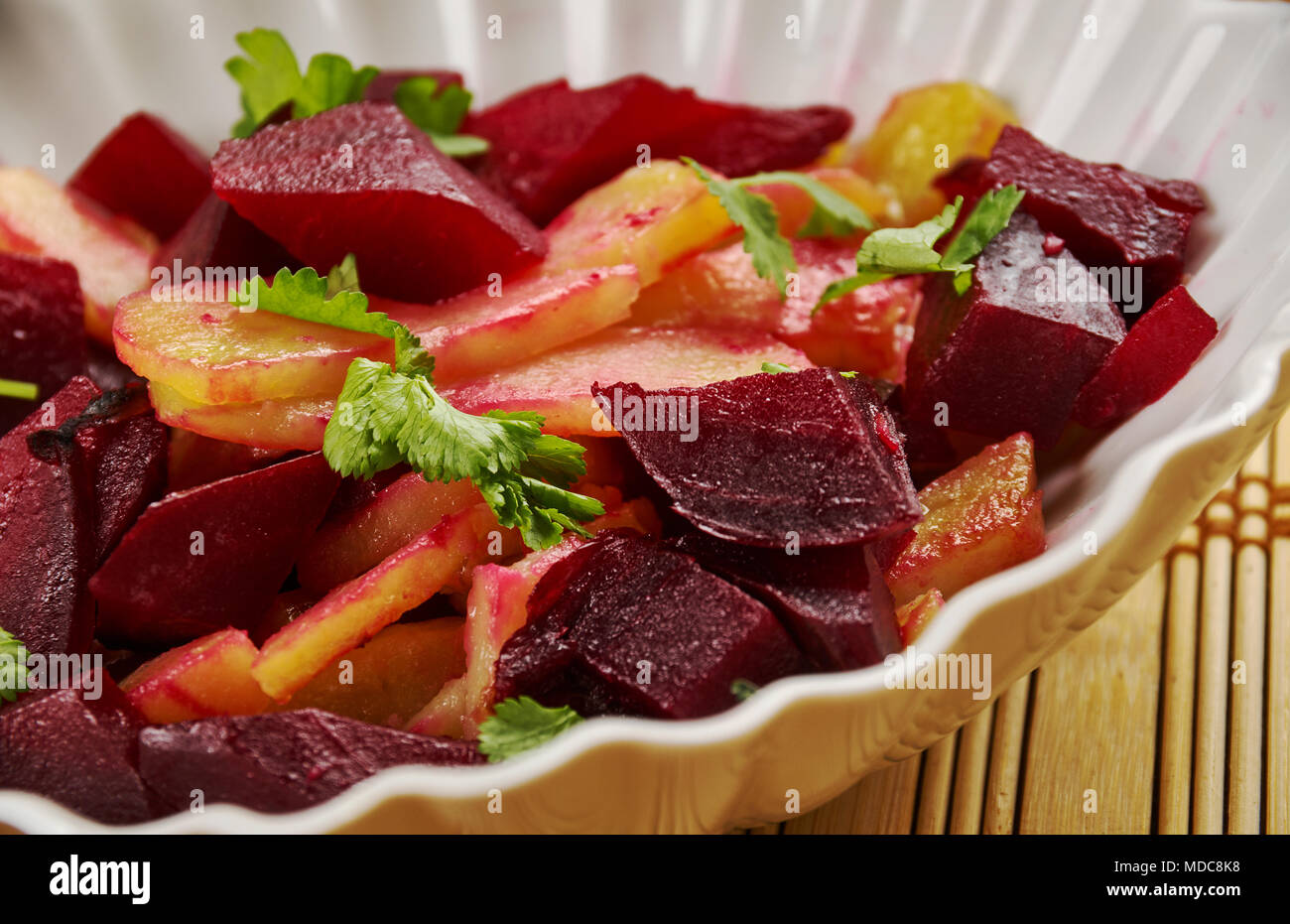 Key Sir Alicha Ethiopian Beets and Potatoes Stock Photo Alamy