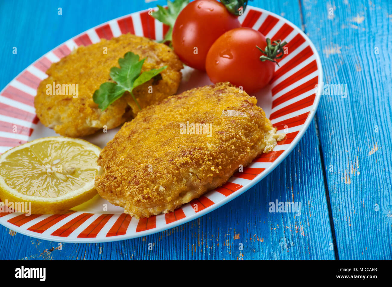 Traditional Irish Cod Fish Cakes Stock Photo Alamy