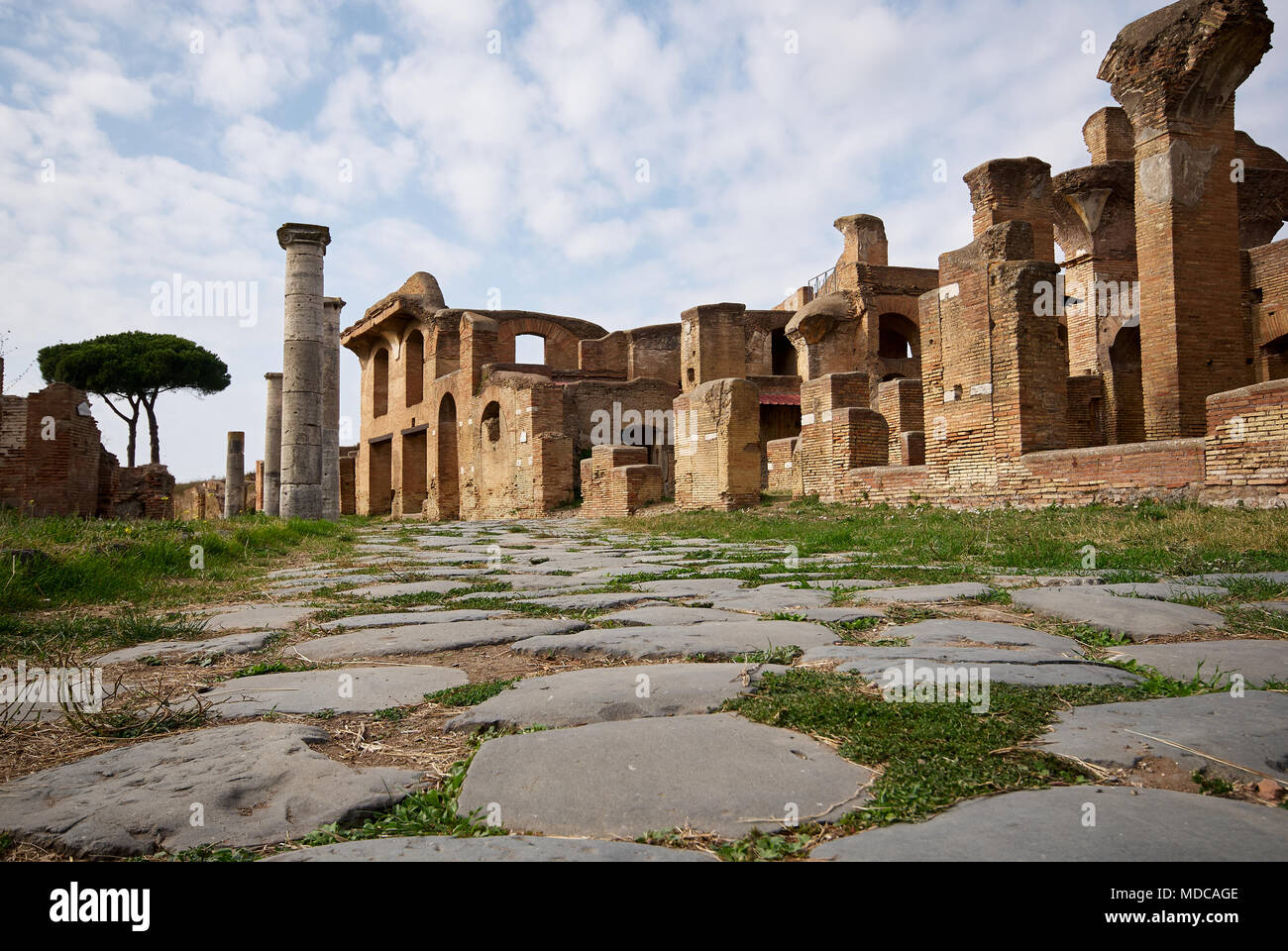 The ruins of Ostia Antica, Italy Stock Photo - Alamy