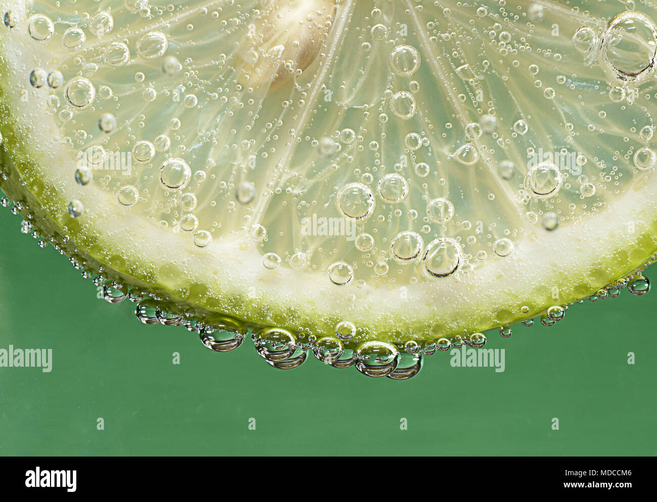 Effervescent Lime - Static Stock Photo