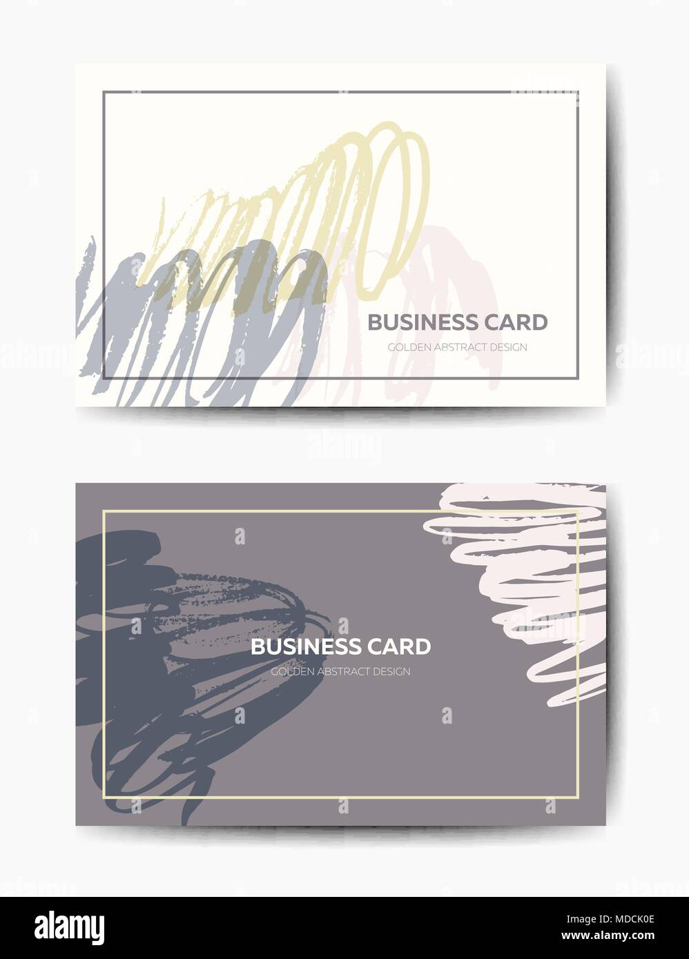 Vectr business card tempates Stock Vector
