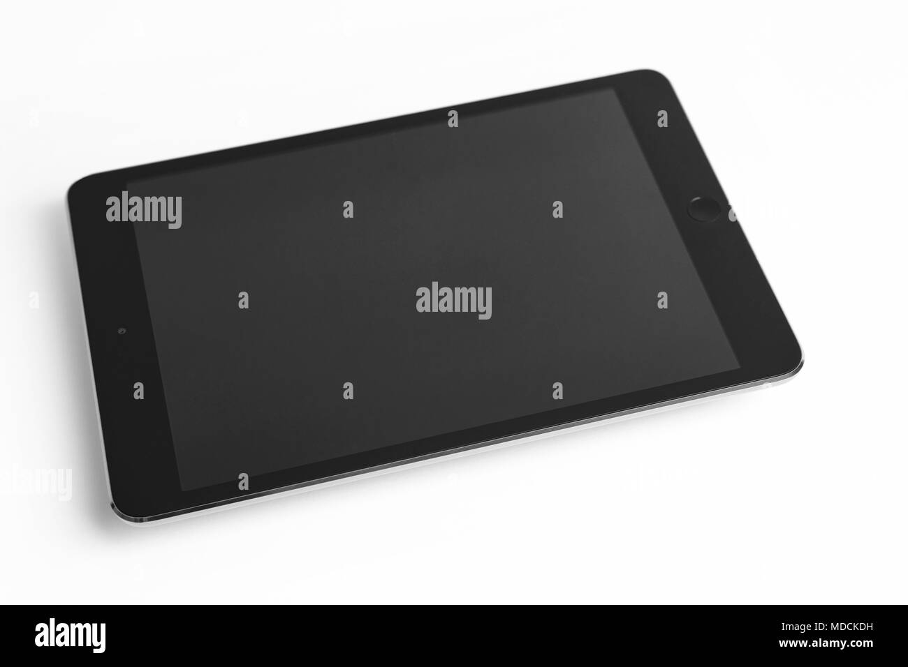 Tablet isolated on white. Electronic device. Digital workplace