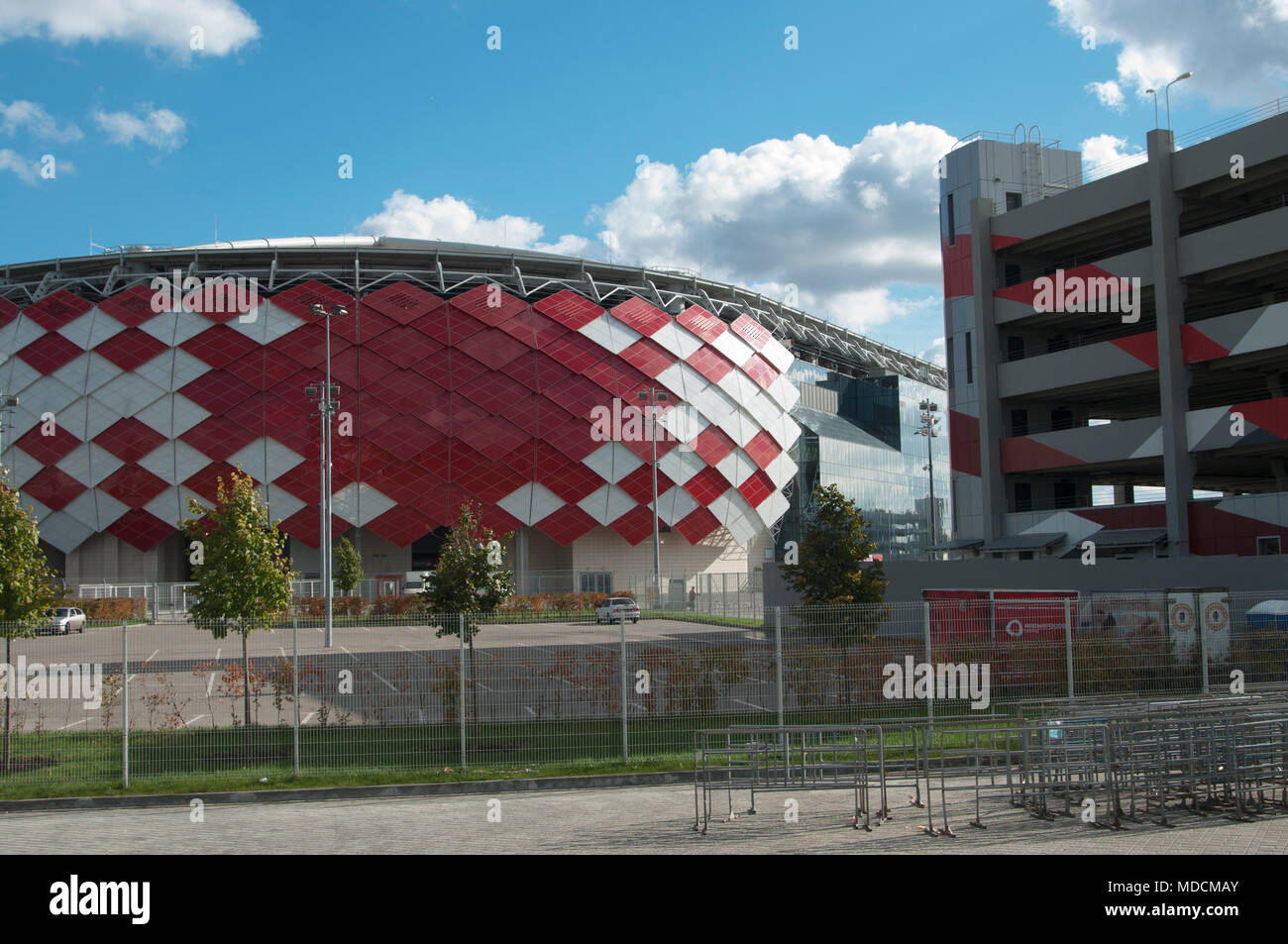 The homeground of Spartak Moscow Otkrytie Arena or Spartak Stadium