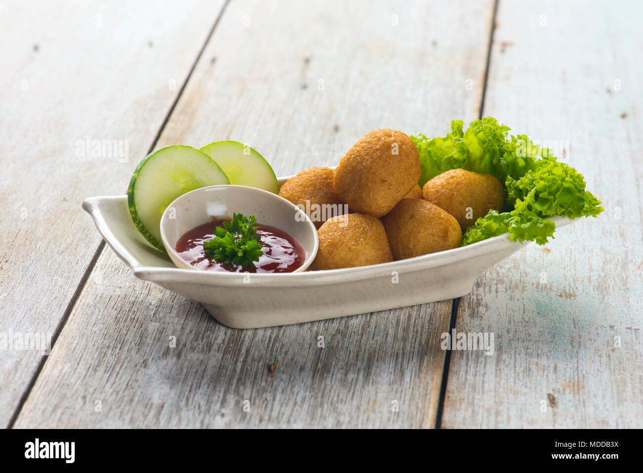 deep fried fish ball Stock Photo Alamy