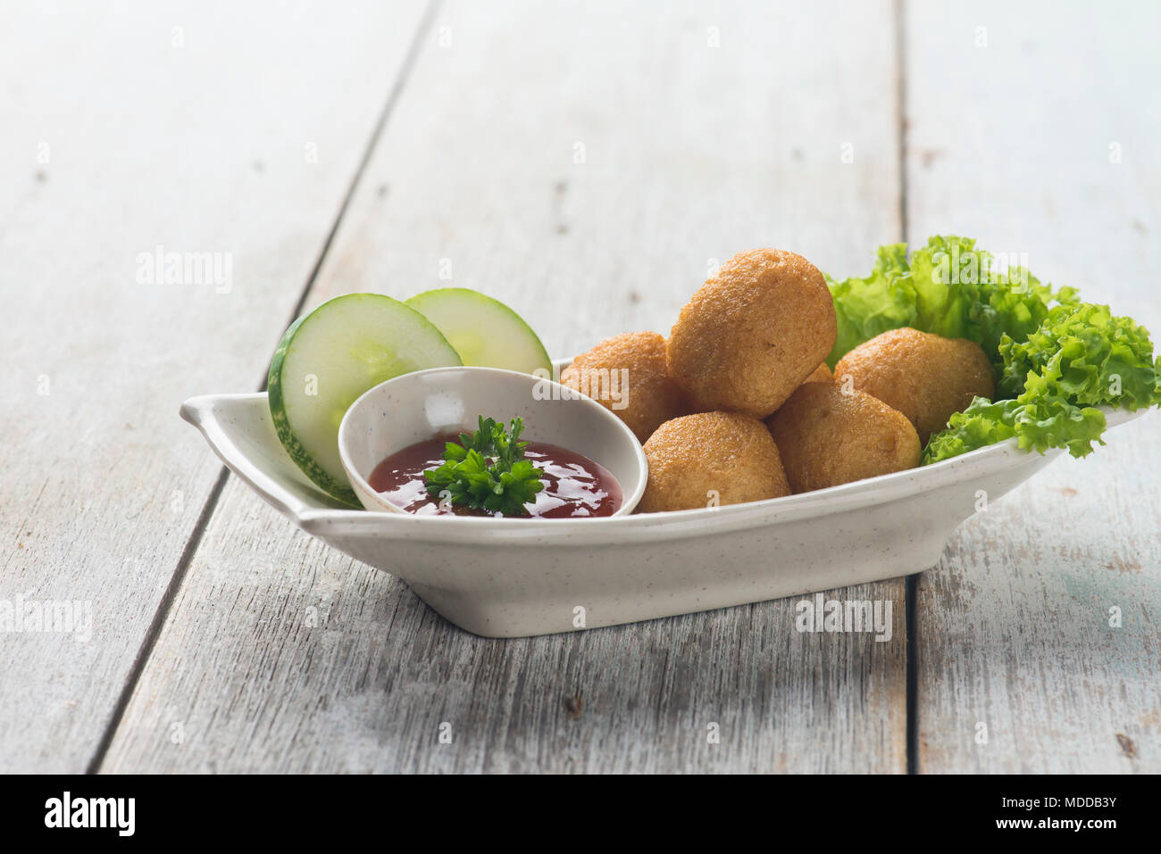 deep fried fish balls Stock Photo Alamy