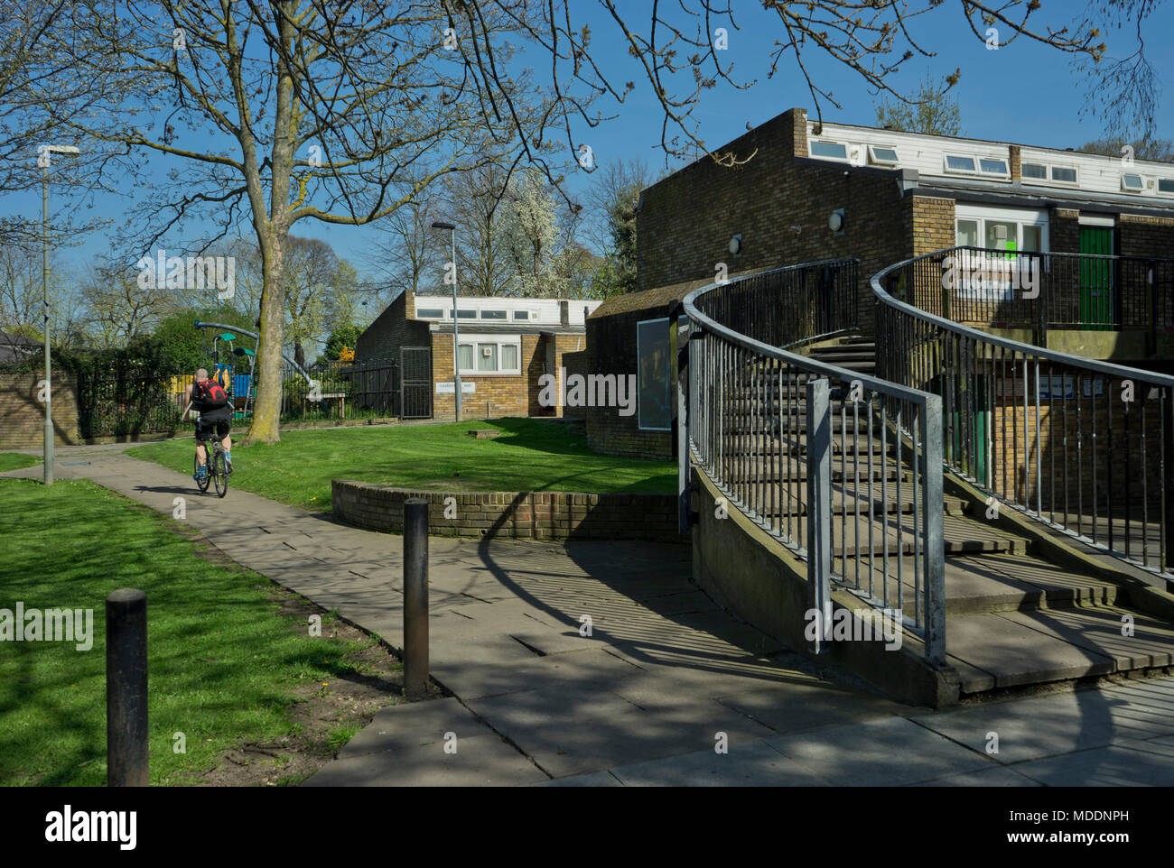 Cressingham Gardens lowrise council housing estate in Lambeth, south