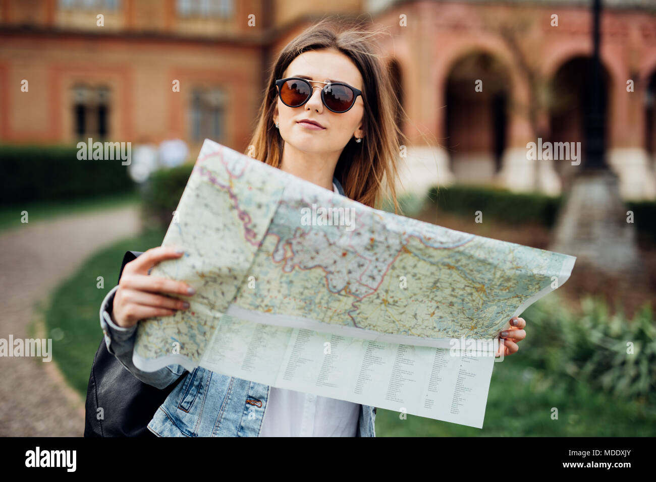 Street guide in tourism