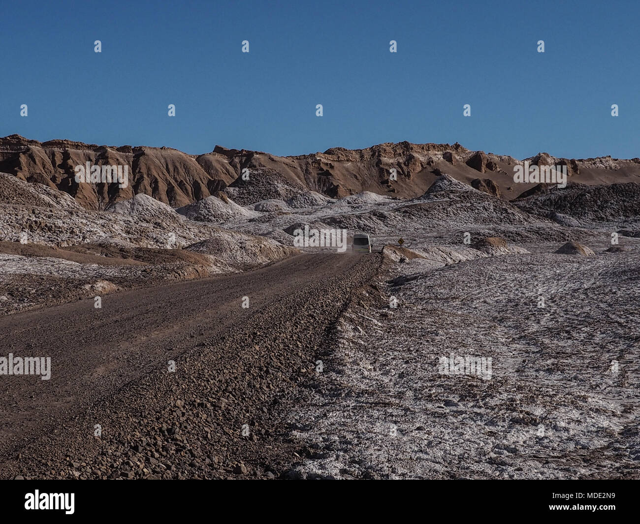 Moon Valley (Valle De La Luna), near San Pedro di Atacama, Atacama Desert, Chile, South America. Stock Photo
