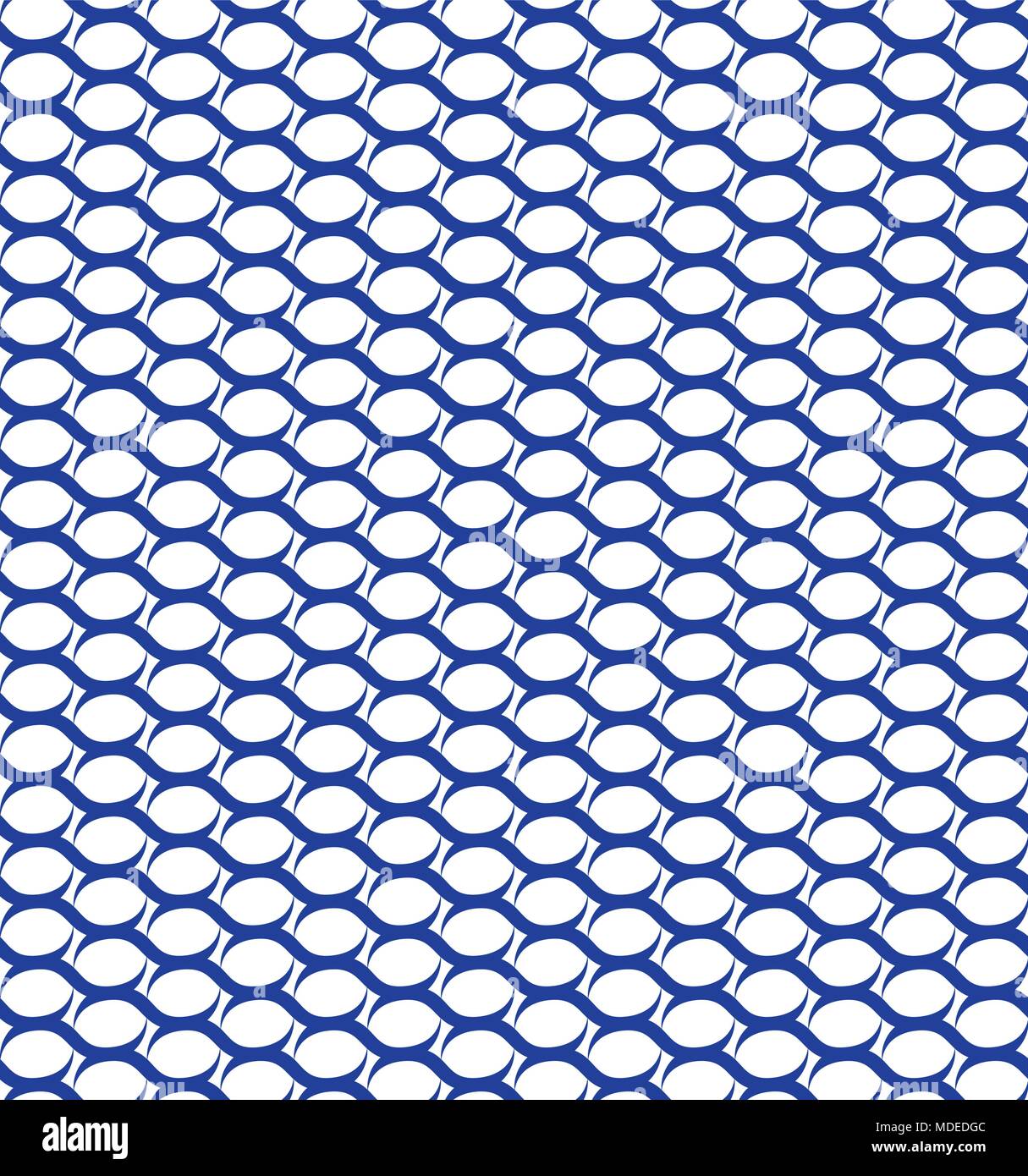 Waves blue lines seamless vector pattern Stock Vector Image & Art - Alamy