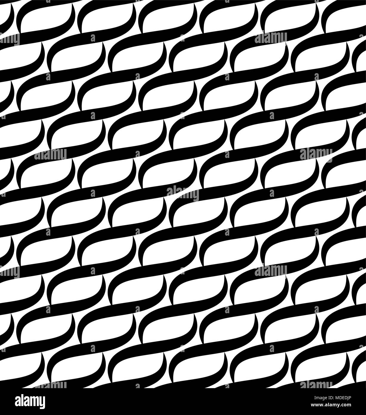 Waves lines seamless vector pattern Stock Vector Image & Art - Alamy