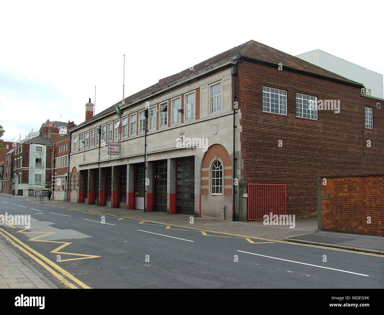 city fire station Kingston upon Hull Stock Photo Alamy