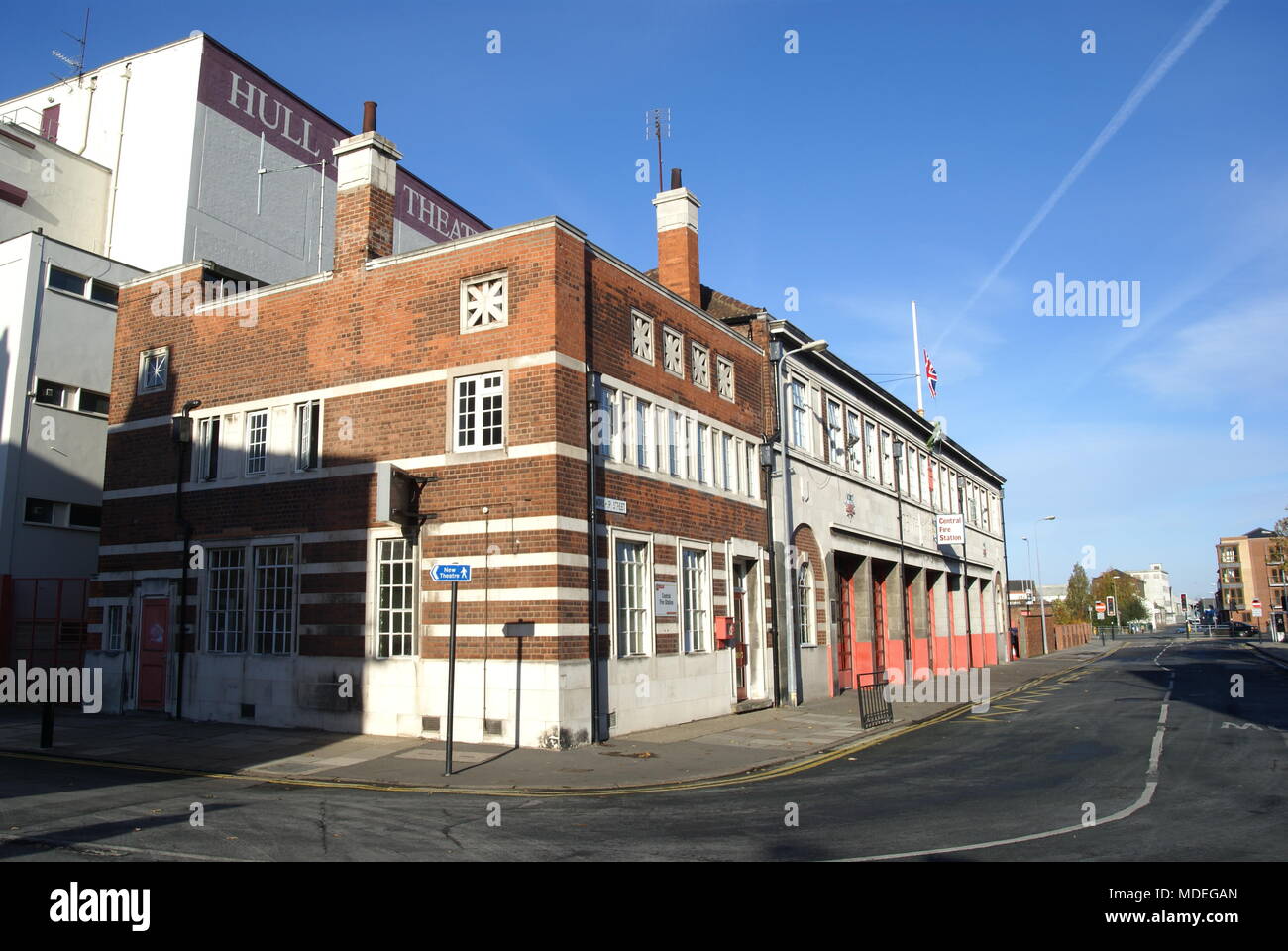 city fire station Kingston upon Hull Stock Photo Alamy