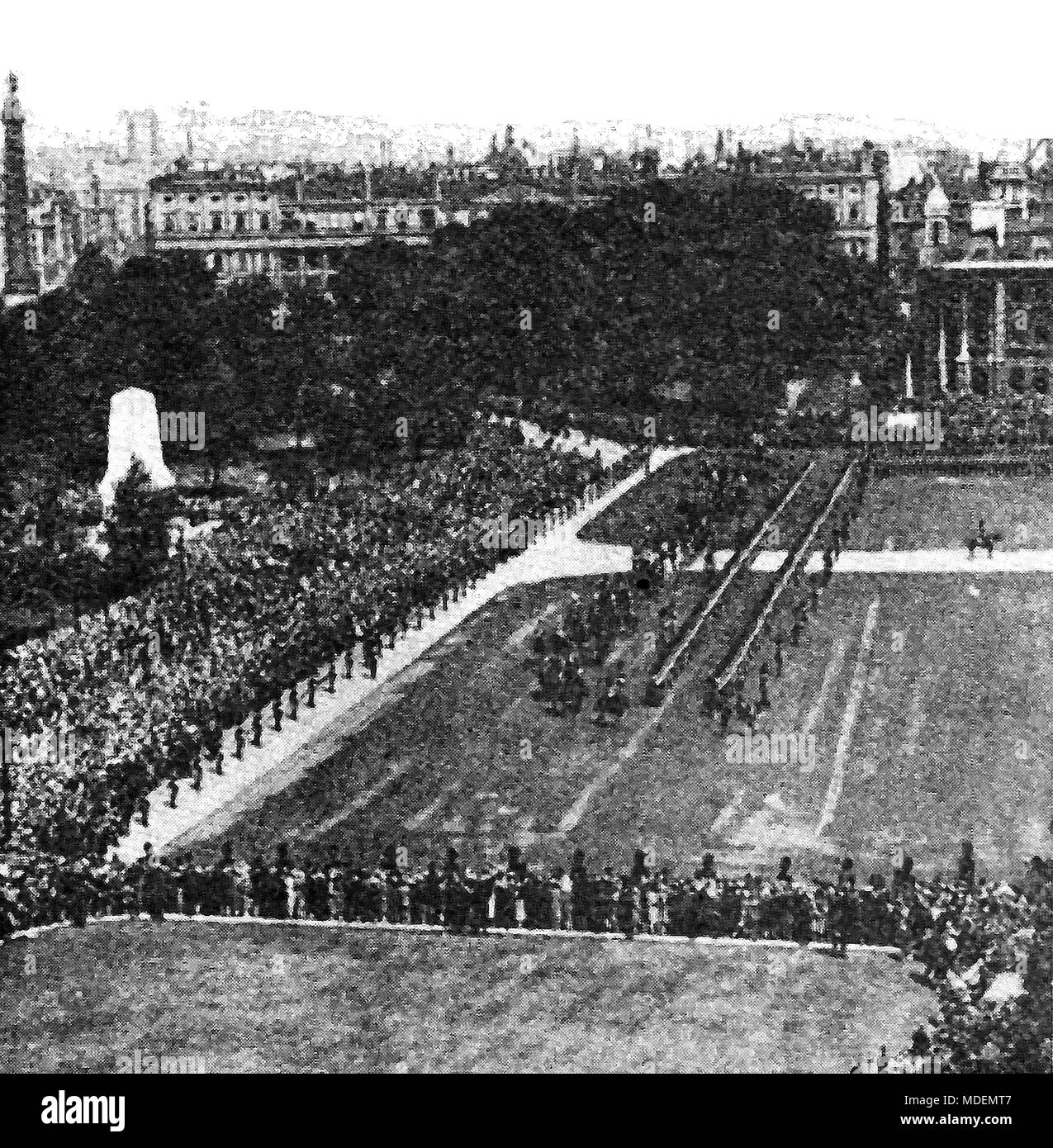 Trooping the Colour, Horse Guards Parade, London  UK 1932 Stock Photo