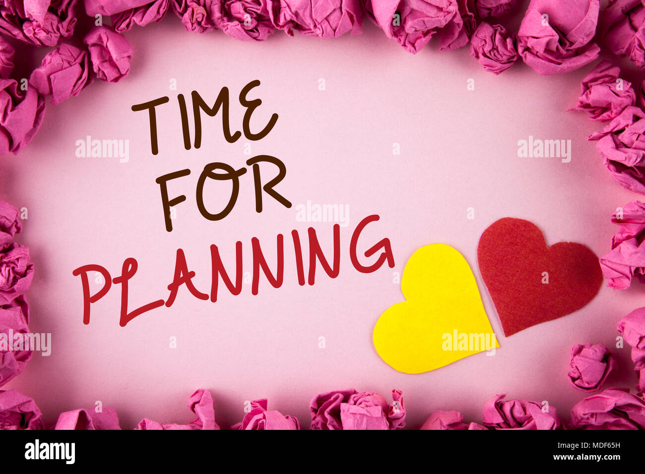 Word writing text Time For Planning. Business concept for Start of a ...