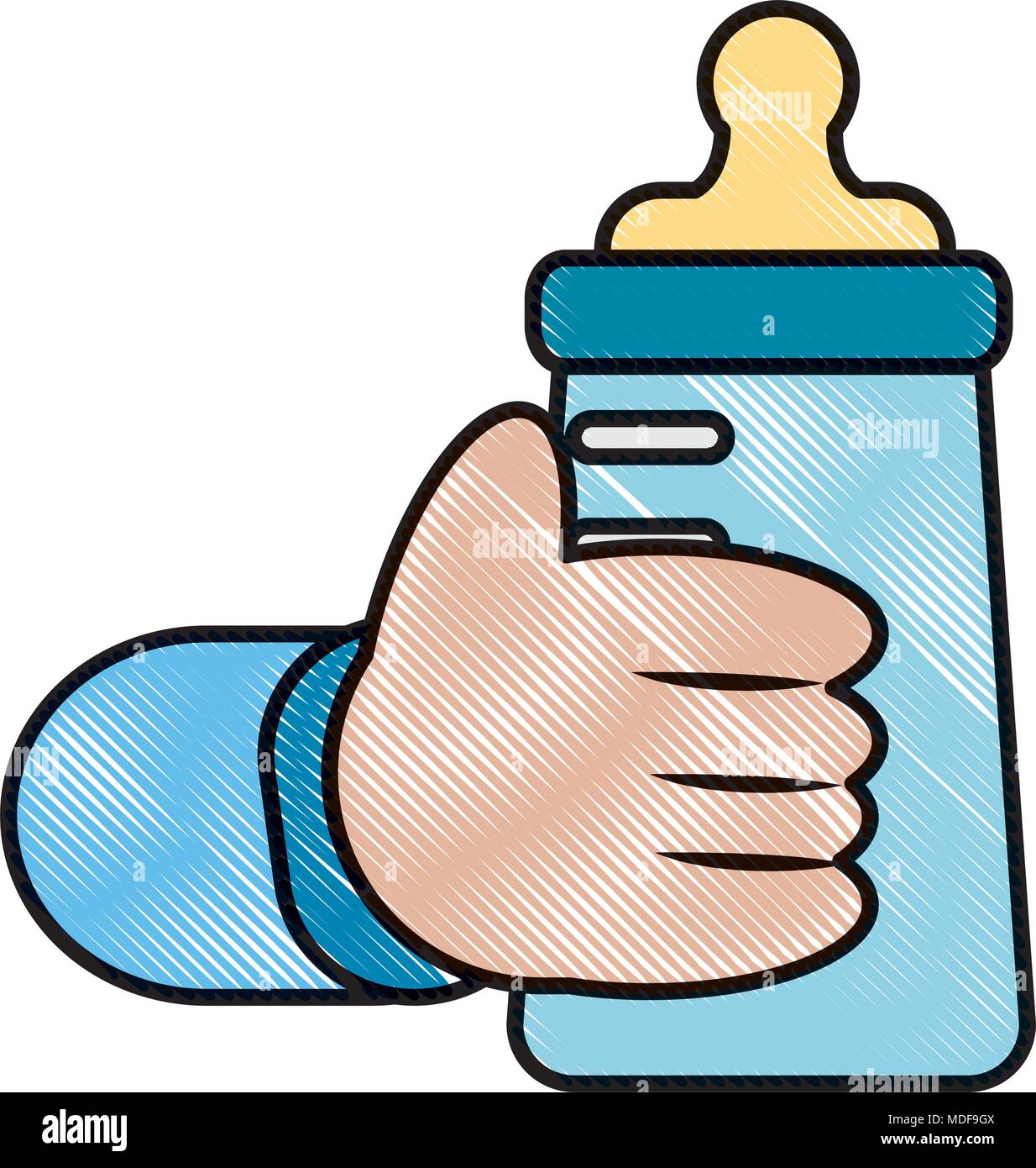 Baby holding bottle 2025