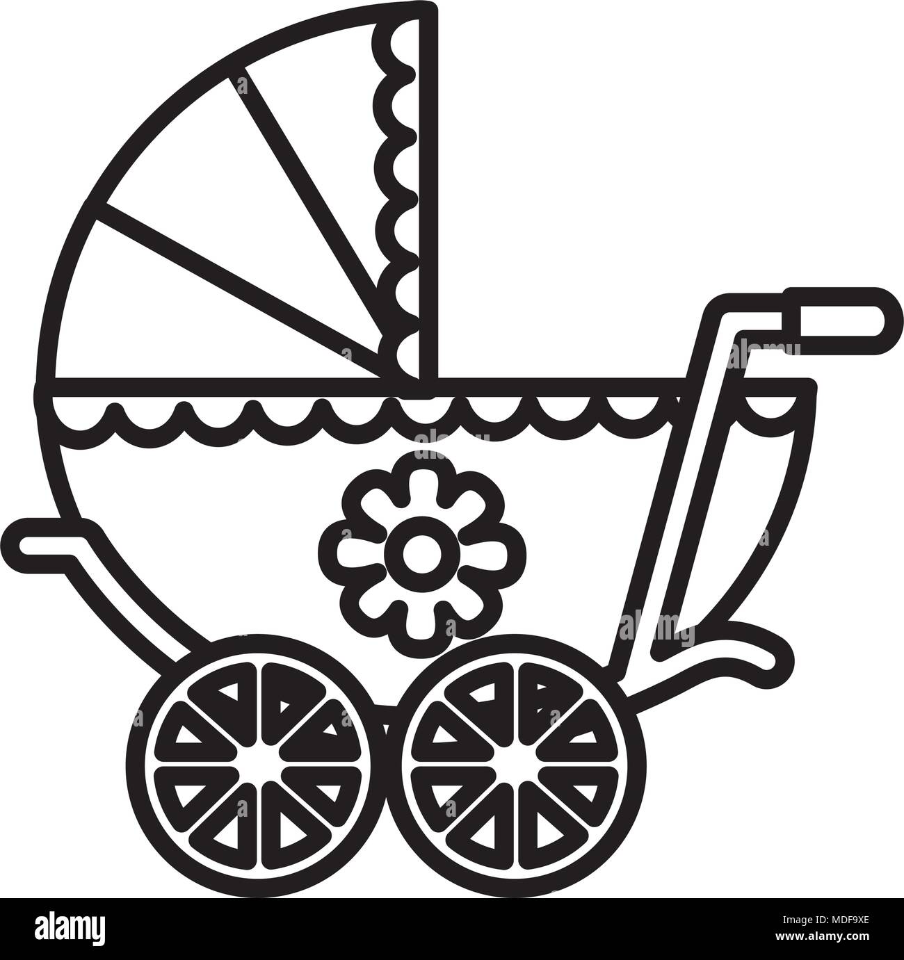 baby girl pram decoration