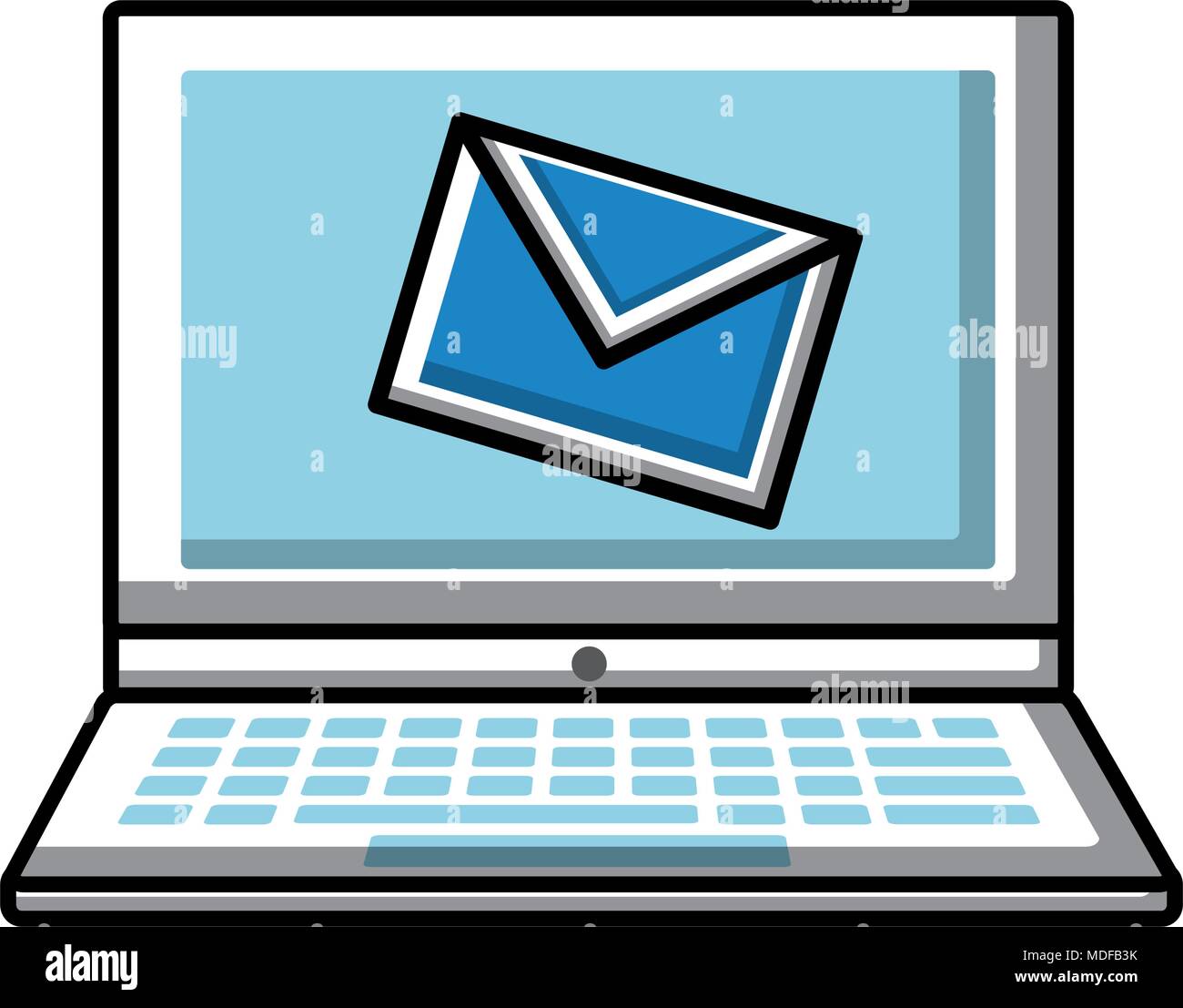 Using touchscreen keyboard Stock Vector Images - Alamy
