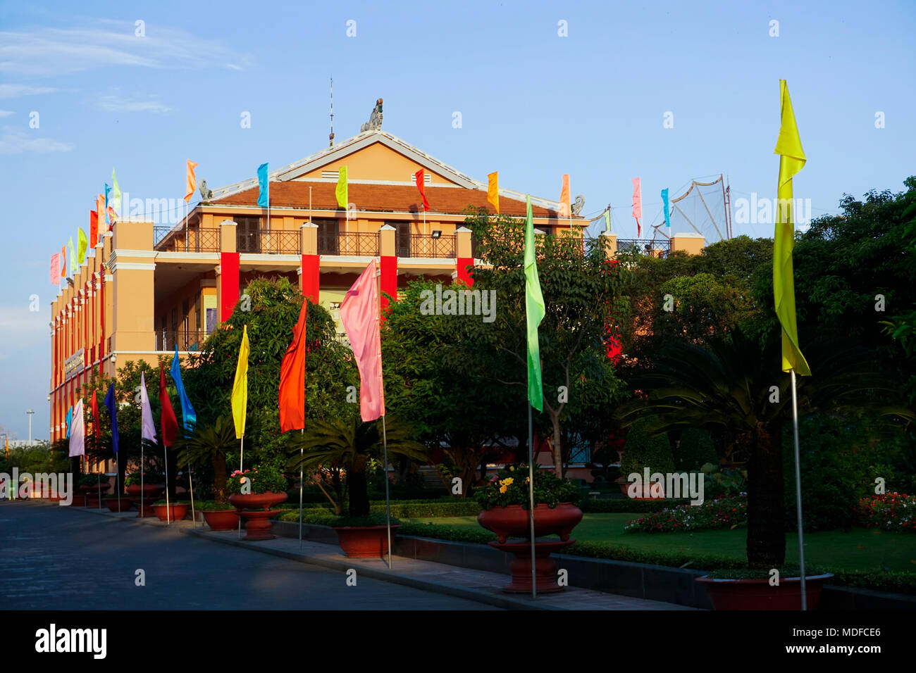 Ho Chi Minh City museum (Saigon) Vietnam Stock Photo